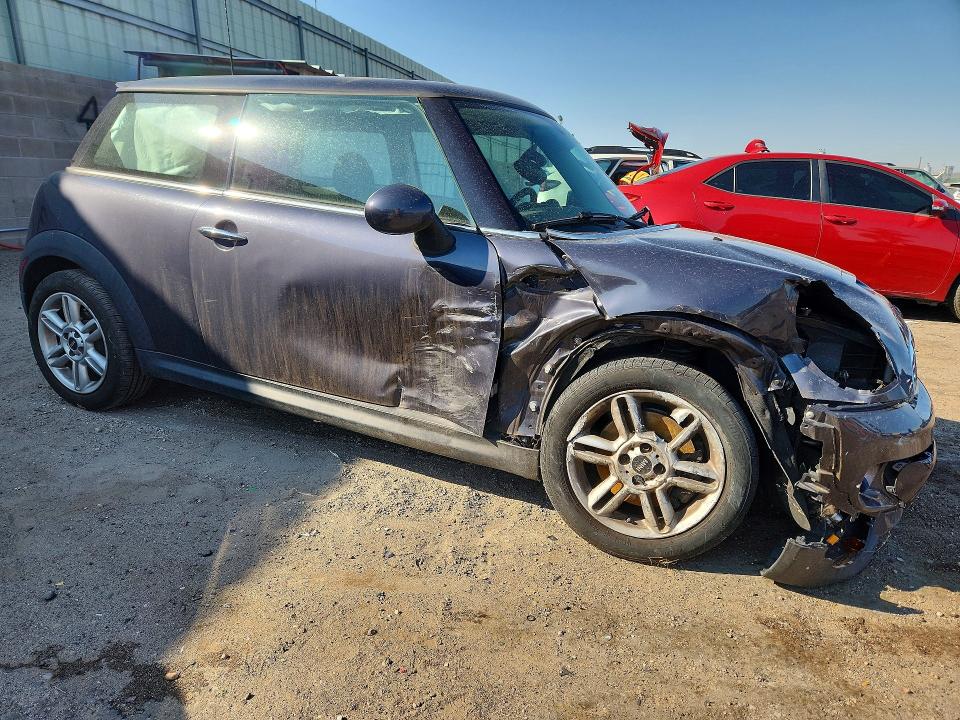 2013 Mini Cooper VIN WMWSV3C54DT396745 COPART salvage auction — FRONT END, Nm - Cert Of Title-Salvage, sold $375 on 2026-08-10 (photo 4)