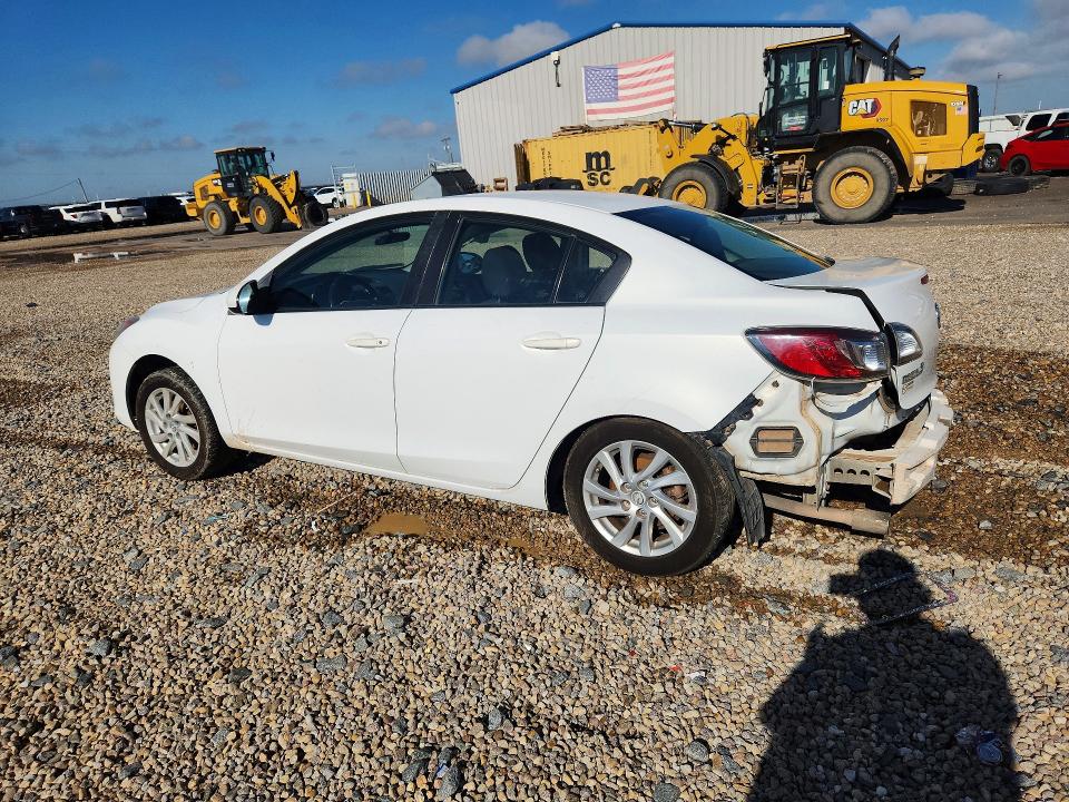 2012 Mazda 3 VIN JM1BL1V70C1693517 COPART salvage auction — REAR END, Tx - Salvage Vehicle Title, sold $90 on 2026-07-28 (photo 2)