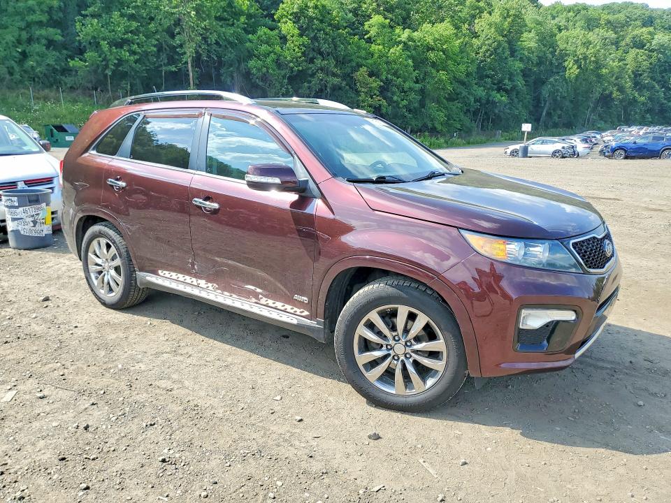 2013 Kia Sorento VIN 5XYKWDA22DG336683 COPART salvage auction — SIDE, Ny - Mv-907A Salvage Certificate, sold $400 on 2026-07-21 (photo 4)