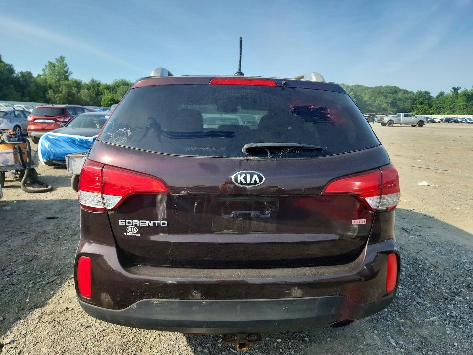 2015 Kia Sorento VIN 5XYKTDA67FG617098 COPART salvage auction — FRONT END, Ma - Cert Of Title-Reconstrctd Coll, sold $775 on 2026-07-29 (photo 6)