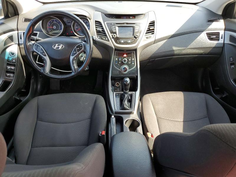 2015 Hyundai Elantra VIN KMHDH4AE8FU455655 COPART salvage auction — NORMAL WEAR, Salvage Title, sold $650 on 2026-07-17 (photo 8)
