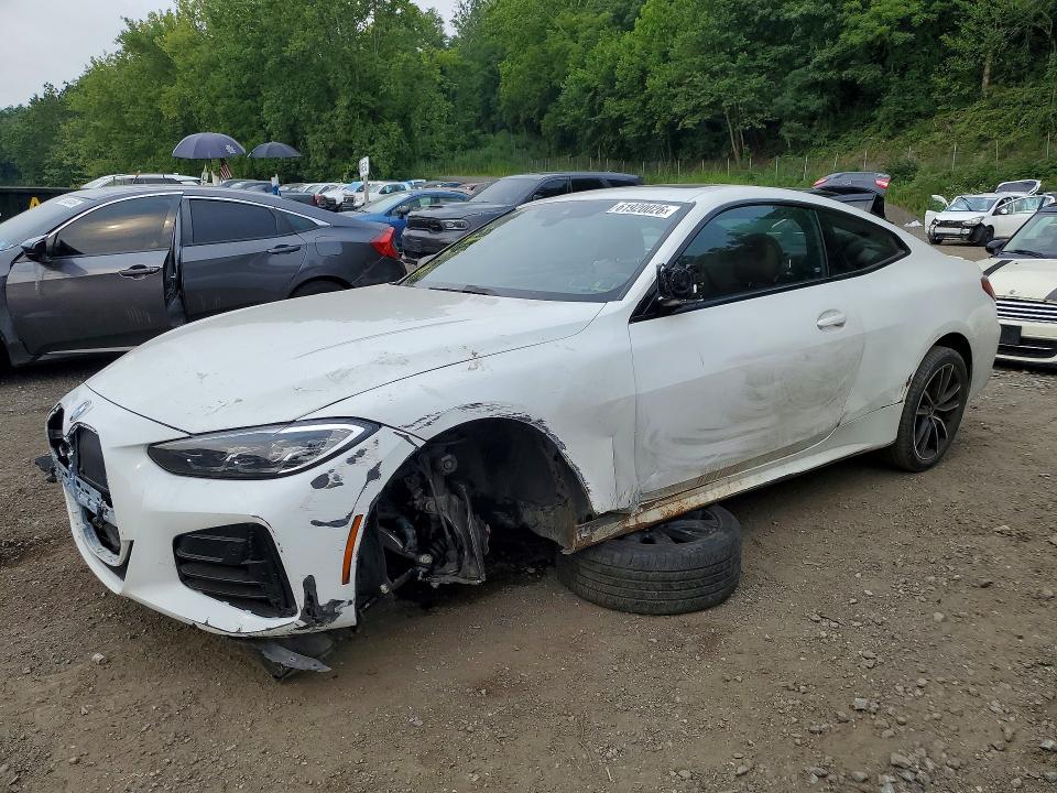 2021 BMW M4 VIN WBA13AR01MCF96647 — COPART salvage auction photo