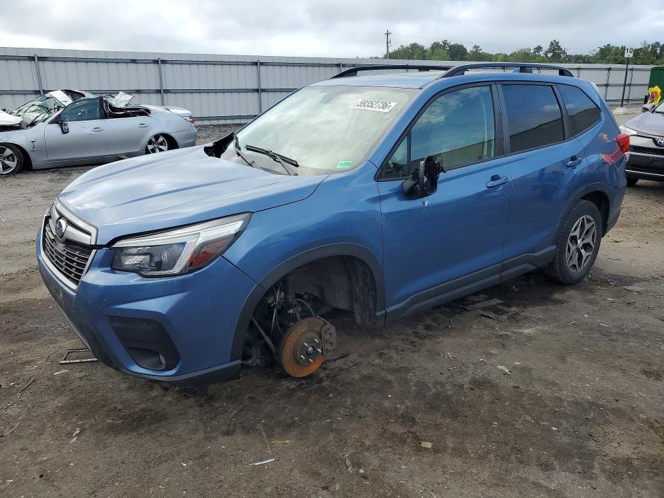 2021 Subaru Forester VIN JF2SKAFC2MH435394 COPART salvage auction — FRONT END, Va - Cert Of Title - Salvage, sold $3,350 on 2026-07-22 (photo 1)