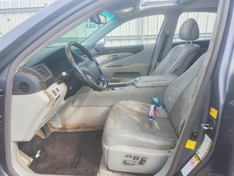 2012 Lexus Ls VIN JTHBL5EF9C5109458 COPART salvage auction — WATER/FLOOD, La - Cert Of Title-Salvage Flood, sold $25 on 2026-07-30 (photo 7)