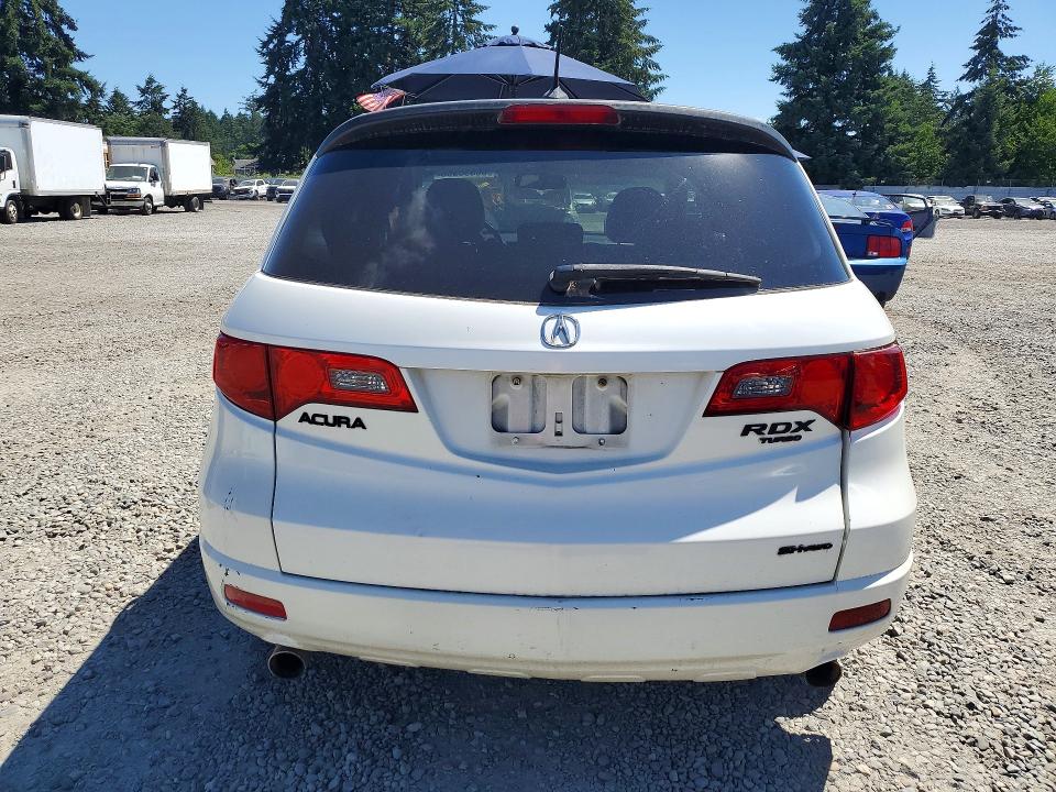 2008 Acura Rdx VIN 5J8TB18218A008425 COPART salvage auction — REAR END, WA - VEHICLE CERT OF OWNERSHIP-TITL, sold $1,086 on 2026-07-12 (photo 6)
