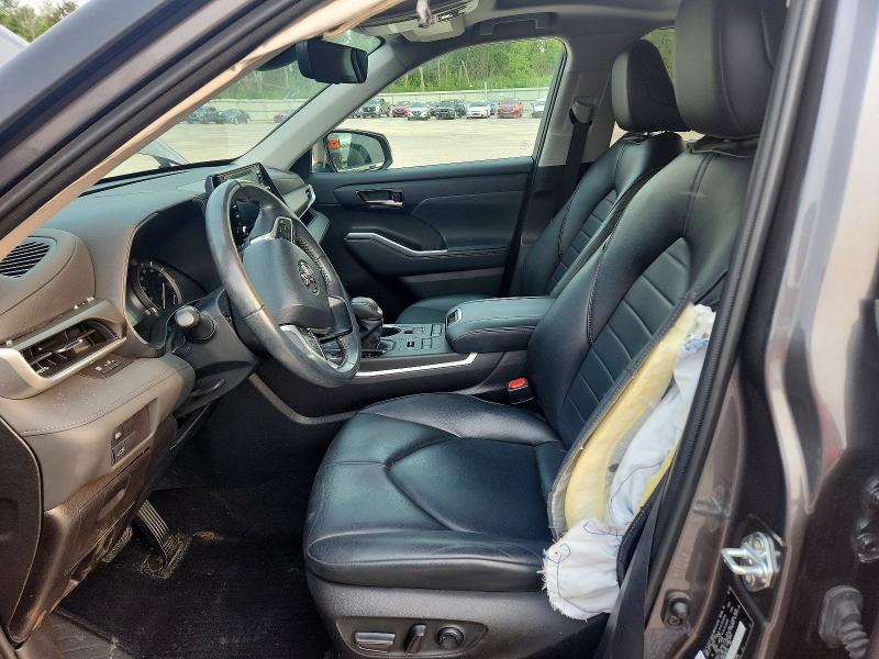 2022 Toyota Highlander VIN 5TDHZRBH6NS586756 COPART salvage auction — SIDE, NY - MV-907A SALVAGE CERTIFICATE, sold $13,700 on 2026-07-28 (photo 7)