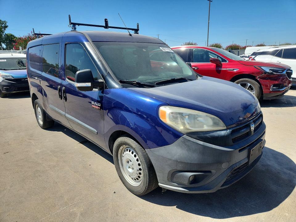 2016 Ram Promaster city VIN ZFBERFATXG6C82586 COPART salvage auction — VANDALISM, Tx - Salvage Vehicle Title (P), sold $325 on 2026-08-05 (photo 4)
