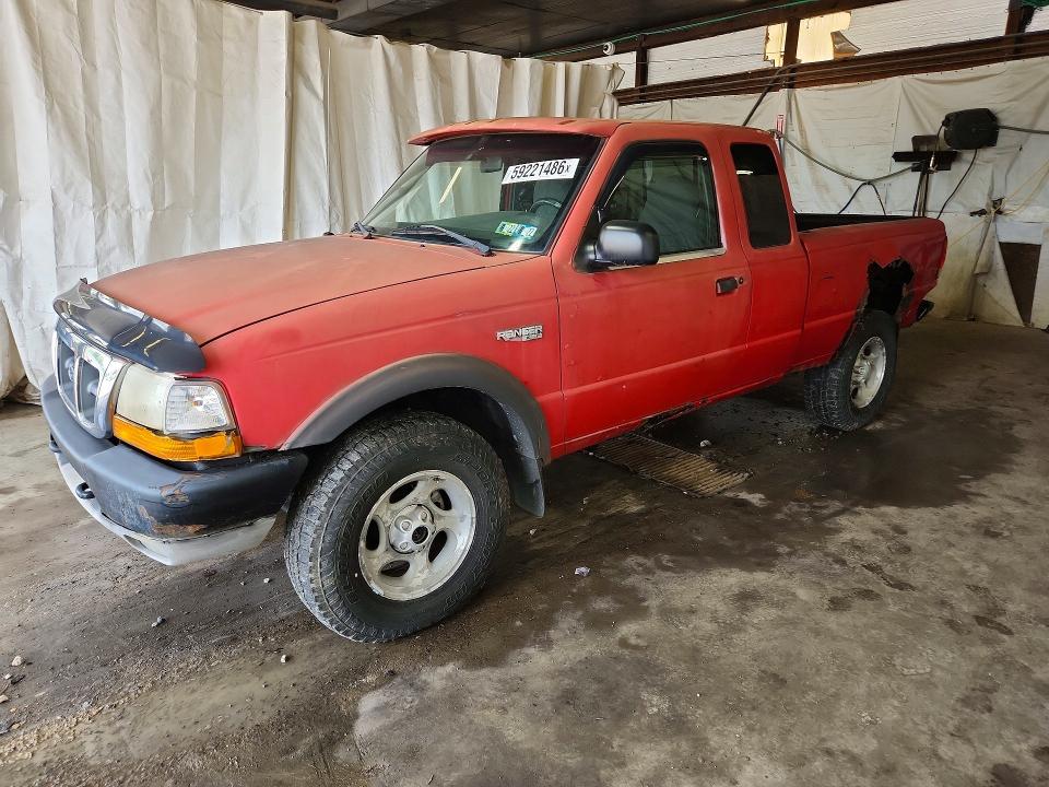 1999 Ford Ranger VIN 1FTZR15X7XTB09993 COPART salvage auction — REAR END, Pa - Reconstructed Clean, sold $225 on 2026-07-09 (photo 1)