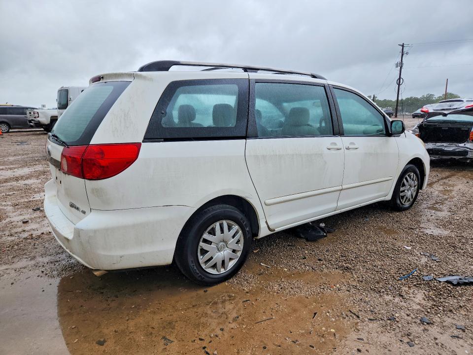 2007 Toyota Sienna VIN 5TDZK23C97S064743 COPART salvage auction — ALL OVER, Ms - Certificate Of Title, sold $700 on 2026-07-28 (photo 3)