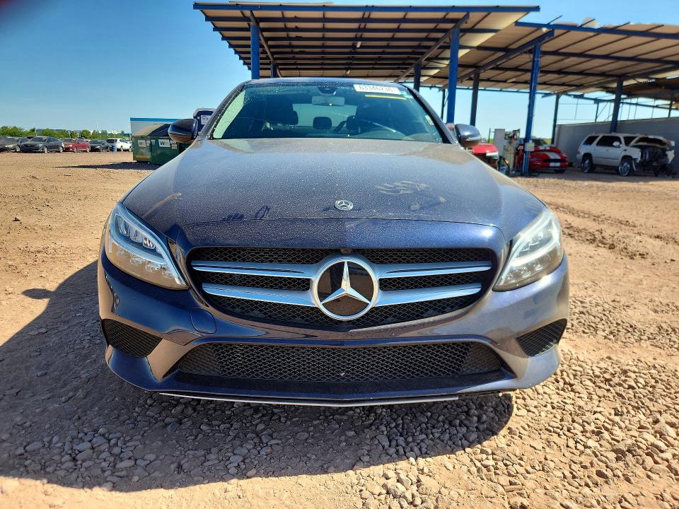 2019 Mercedes-benz C-klasse VIN WDDWF8DBXKR480992 COPART salvage auction — REAR END, Az - Cert Of Title - Salvage, sold $8,500 on 2026-08-06 (photo 5)