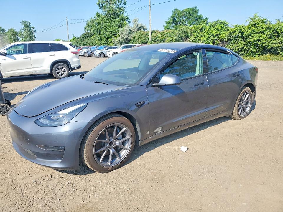 2022 Tesla Model 3 VIN 5YJ3E1EA9NF157329 — COPART salvage auction photo