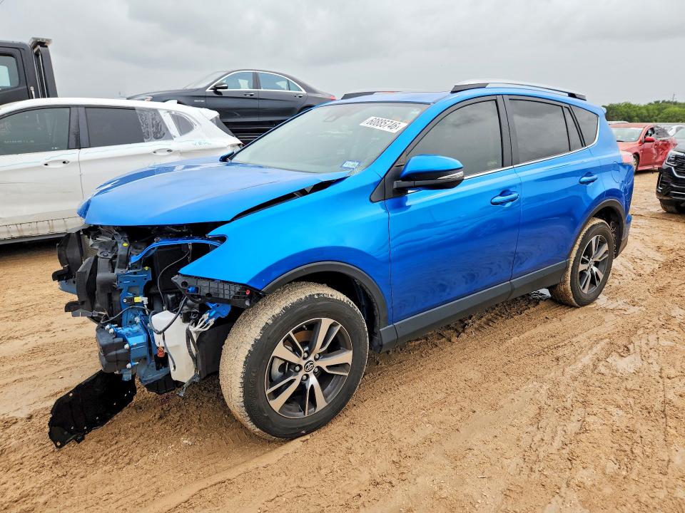 2017 Toyota Rav4 VIN JTMWFREV6HJ147964 COPART salvage auction — FRONT END, TX - SALVAGE VEHICLE TITLE (P), sold $5,300 on 2026-07-23 (photo 1)