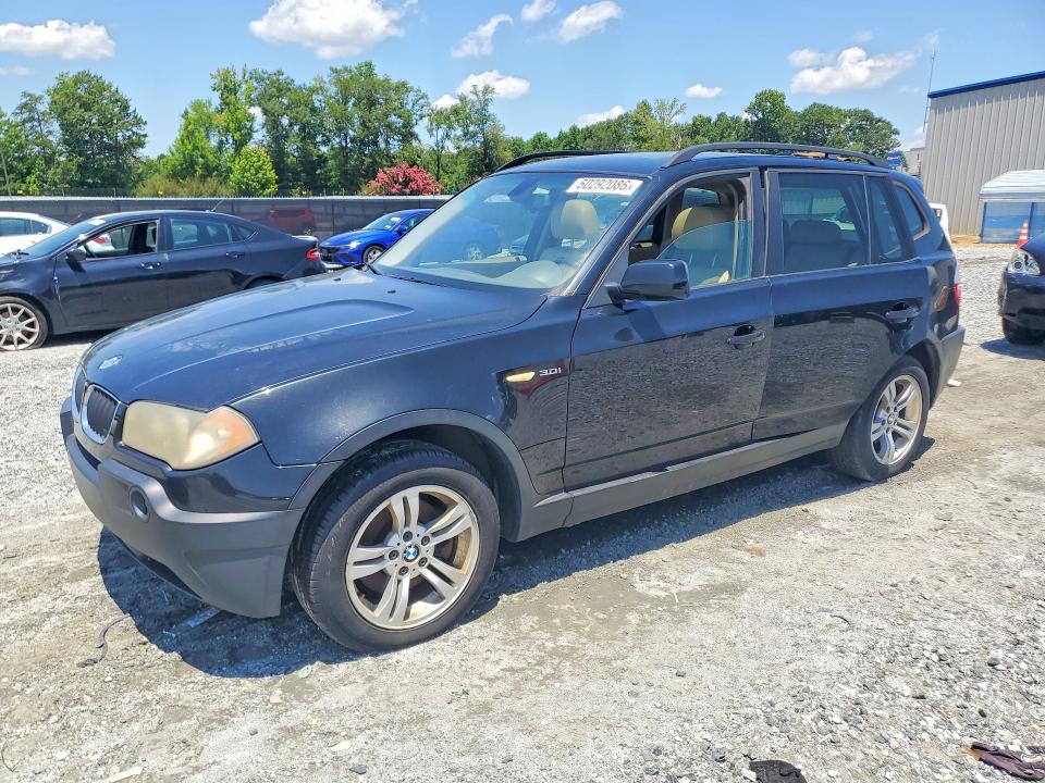 2004 BMW X3 VIN WBXPA93454WA30392 COPART salvage auction — MINOR DENT/SCRATCHES, IL - CERTIFICATE OF TITLE, sold $325 on 2026-07-27 (photo 1)