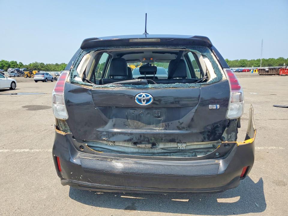 2016 Toyota Prius v VIN JTDZN3EU9GJ041012 COPART salvage auction — REAR END, Ny - Mv-907A Salvage Certificate, sold $775 on 2026-07-08 (photo 6)