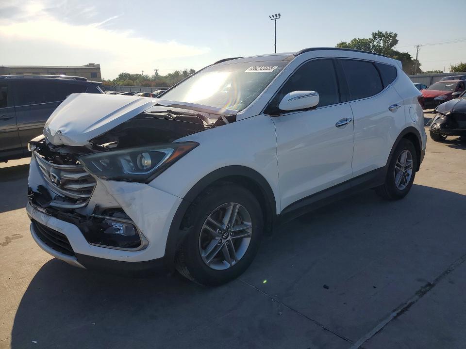 2017 Hyundai VIN 5XYZU3LB6HG462059 COPART salvage auction — FRONT END, TX - SALVAGE VEHICLE TITLE (P), sold $1,850 on 2026-07-23 (photo 1)