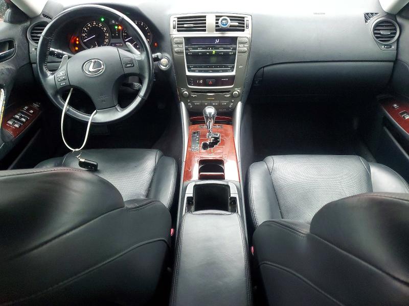 2007 Lexus Is 250 VIN JTHCK262175013248 COPART salvage auction — WATER/FLOOD, NJ - CERT OF TITLE-SALVAGE FLOOD (P), sold $125 on 2026-07-28 (photo 8)