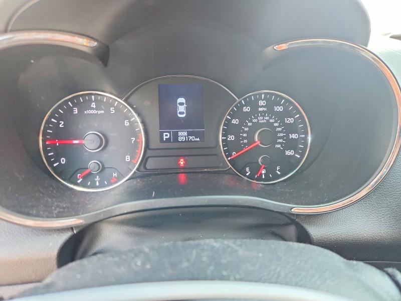 2016 Kia Forte VIN KNAFX4A88G5545116 COPART salvage auction — REAR END, Tx - Salvage Vehicle Title, sold $2,000 on 2026-07-28 (photo 9)