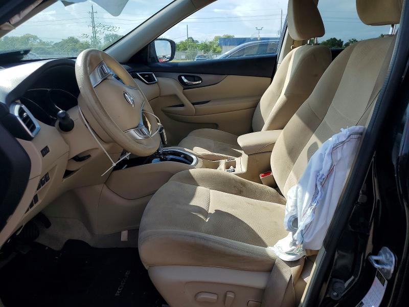 2015 Nissan Rogue VIN KNMAT2MT7FP524791 COPART salvage auction — FRONT END, TX - SALVAGE VEHICLE TITLE (P), sold $100 on 2026-07-16 (photo 7)