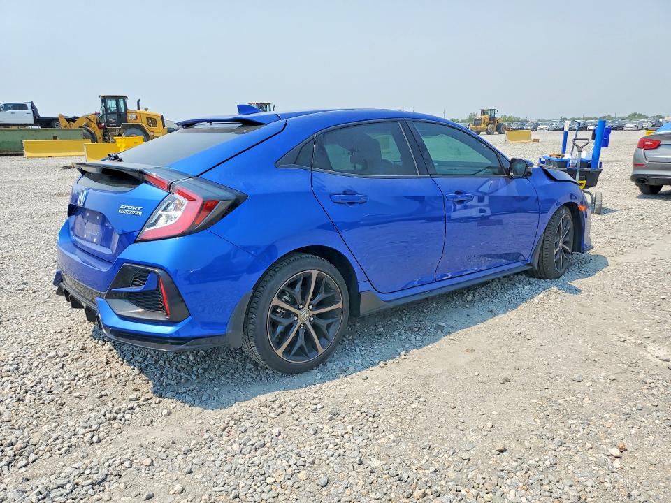 2020 Honda Civic VIN SHHFK7H98LU222323 COPART salvage auction — FRONT END, CO - SALVAGE TITLE (P), sold $550 on 2026-07-28 (photo 3)