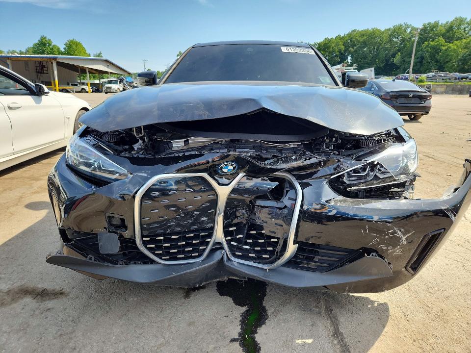 2023 BMW I4 VIN WBY43AW09PFR43046 COPART salvage auction — FRONT END, Salvage Title, sold $8,700 on 2026-08-24 (photo 5)
