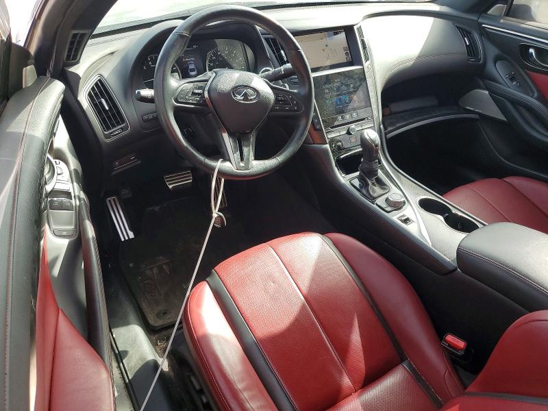 2021 Infiniti Q60 VIN JN1FV7LK5MM530385 COPART salvage auction — MINOR DENT/SCRATCHES, Fl - Cert Of Title-Rebuilt, sold $19,500 on 2026-07-22 (photo 8)