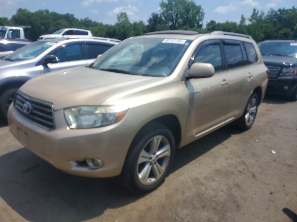 2008 Toyota Highlander VIN JTEES43A682047198 COPART salvage auction — MINOR DENT/SCRATCHES, Ct - Certificate Of Title, sold $2,400 on 2026-07-28 (photo 1)