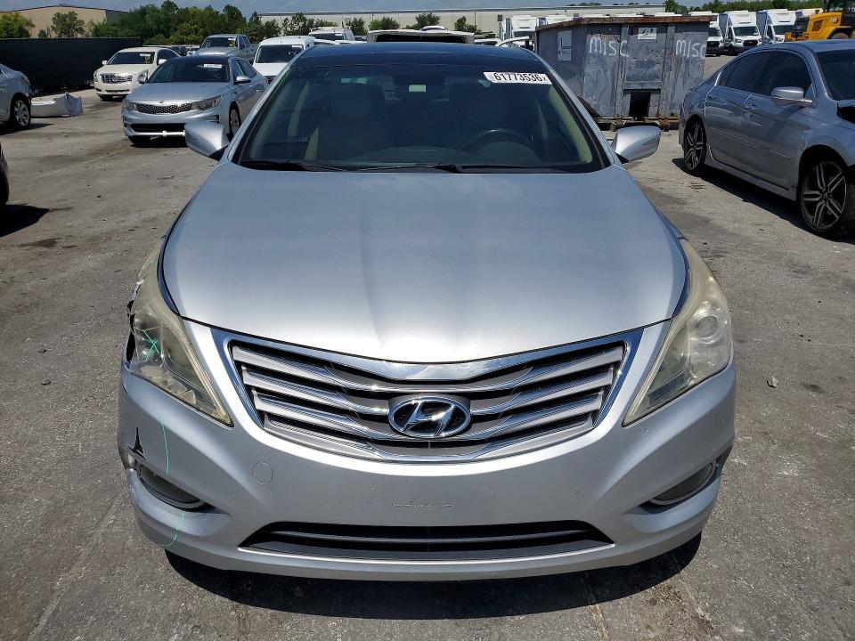 2013 Hyundai Azera VIN KMHFH4JGXDA300226 COPART salvage auction — FRONT END, Fl - Cert Of Title Slvg Rebuildable, sold $375 on 2026-07-28 (photo 5)