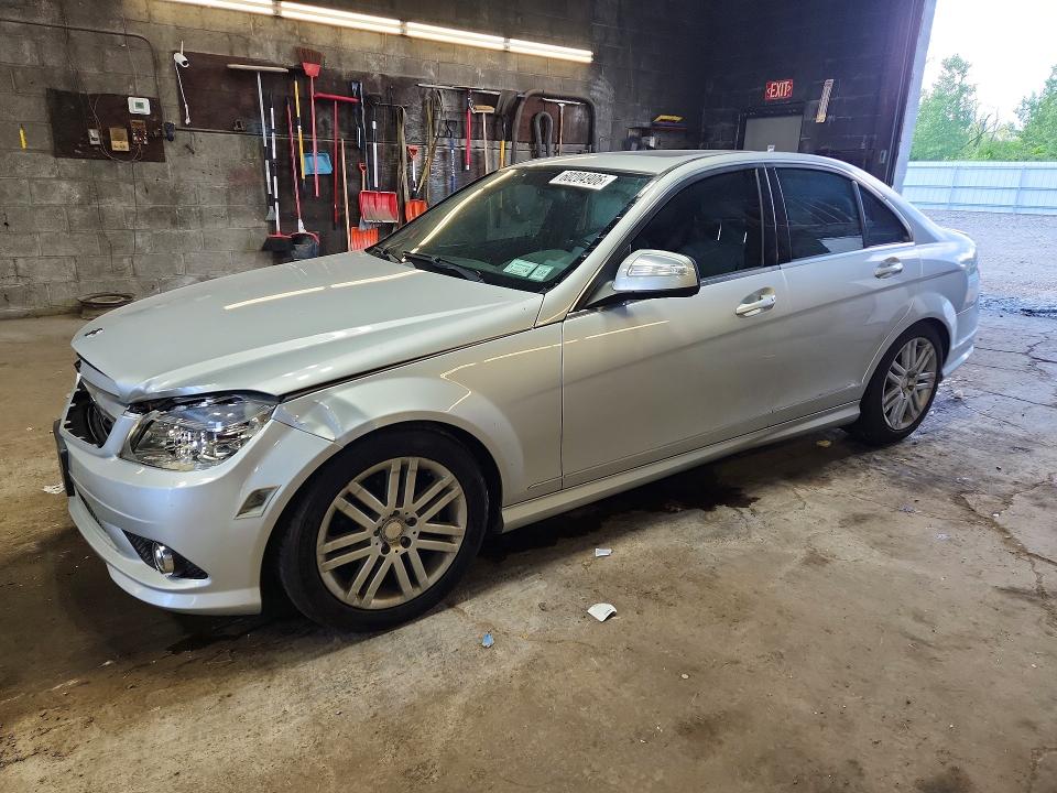 2009 Mercedes-benz C-klasse VIN WDDGF81X89R079214 COPART salvage auction — FRONT END, Ny - Mv-907A Salvage Certificate, sold $125 on 2026-07-20 (photo 1)