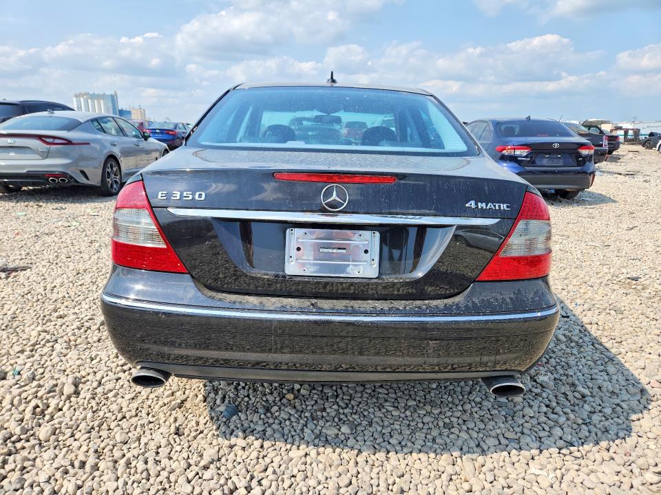 2009 Mercedes-benz E-klasse VIN WDBUF87X59B378588 COPART salvage auction — HAIL, Il - Salvage Certificate, sold $775 on 2026-08-19 (photo 6)