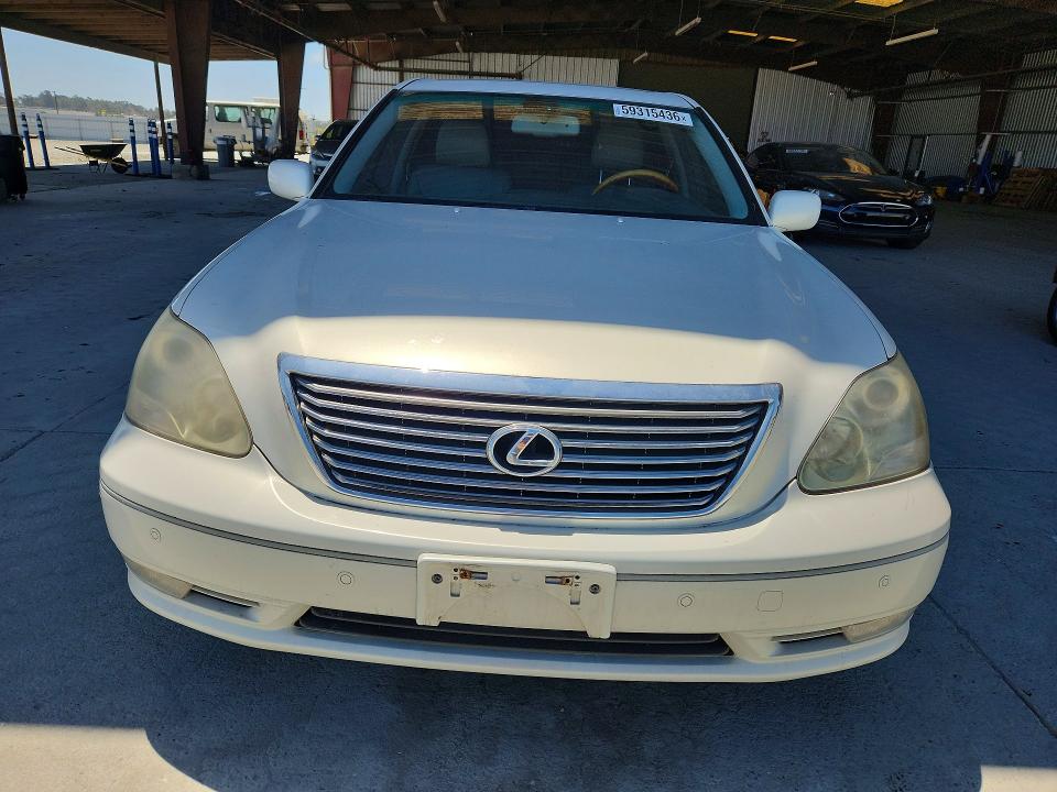 2005 Lexus Ls 430 VIN JTHBN36F855000070 COPART salvage auction — REAR END, Ca - Salvage Certificate, sold $1,150 on 2026-07-16 (photo 5)