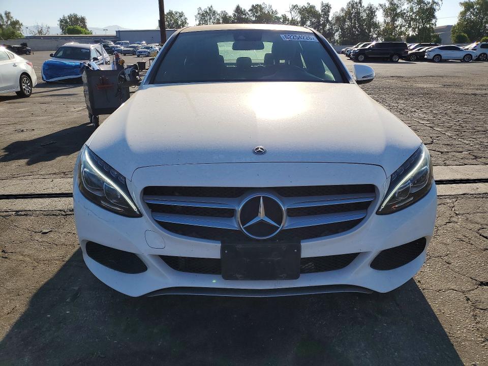 2018 Mercedes-benz C-klasse VIN WDDWF4JB9JR418768 COPART salvage auction — REAR END, Ca - Salvage Certificate, sold $6,600 on 2026-08-20 (photo 5)
