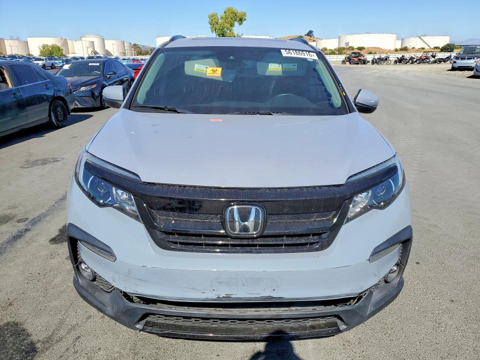 2022 Honda Pilot VIN 5FNYF5H27NB019948 COPART salvage auction — VANDALISM, Ca - Salvage Certificate, sold $9,300 on 2026-07-27 (photo 5)