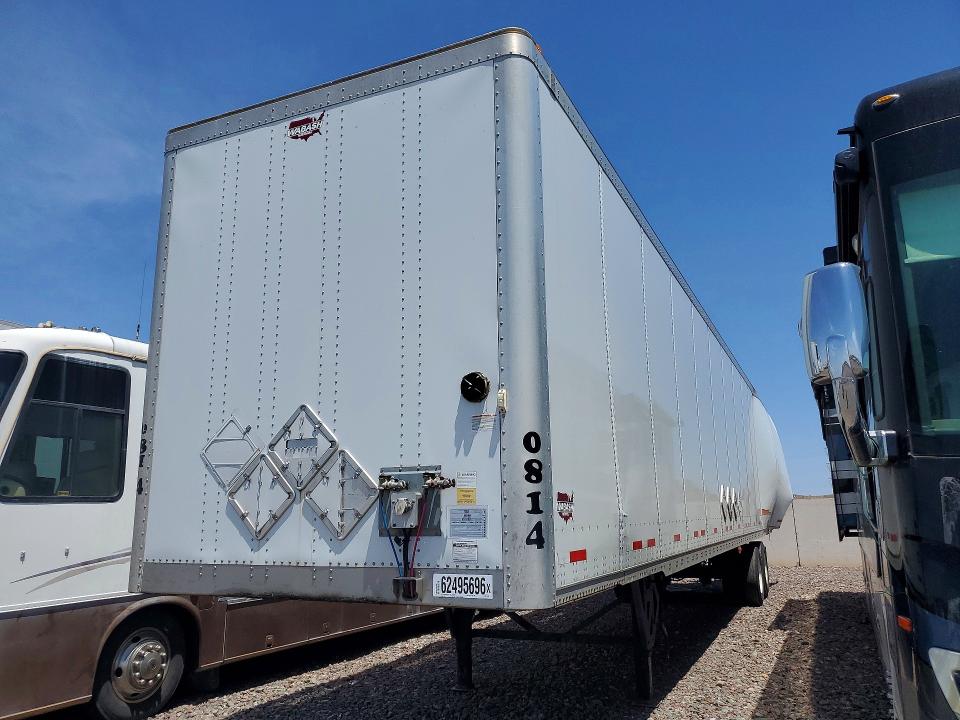 2022 Wabash dry van Dry van VIN 1JJV532D6NL318579 COPART salvage auction — REAR END, AZ - CERT OF TITLE - SALVAGE, sold $1,400 on 2026-08-27 (photo 1)
