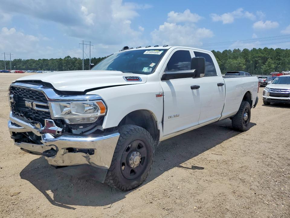 2022 Ram 2500 VIN 3C6UR5HJ2NG129837 COPART salvage auction — FRONT END, LA - CERTIFICATE OF TITLE, sold $9,700 on 2026-08-21 (photo 1)