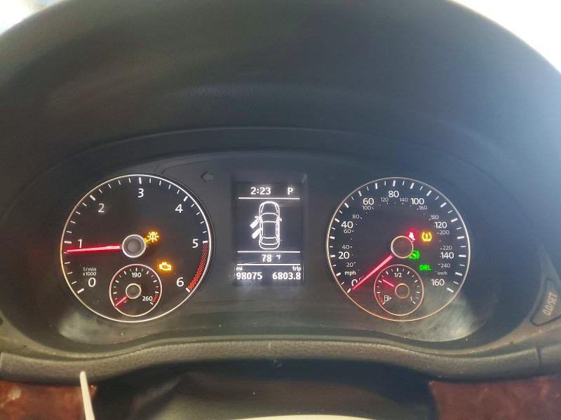 2013 Volkswagen Passat VIN 1VWCN7A36DC149353 COPART salvage auction — MINOR DENT/SCRATCHES, VT - CERTIFICATE OF TITLE (P), sold $3,000 on 2026-07-27 (photo 9)