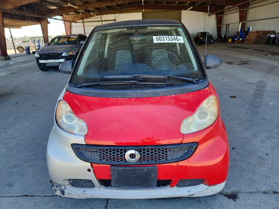 2013 Smart Fortwo VIN WMEEJ3BA8DK657831 COPART salvage auction — REAR END, Ca - Dlr/Dis/Exp Only Salvage Title, sold $875 on 2026-07-30 (photo 5)