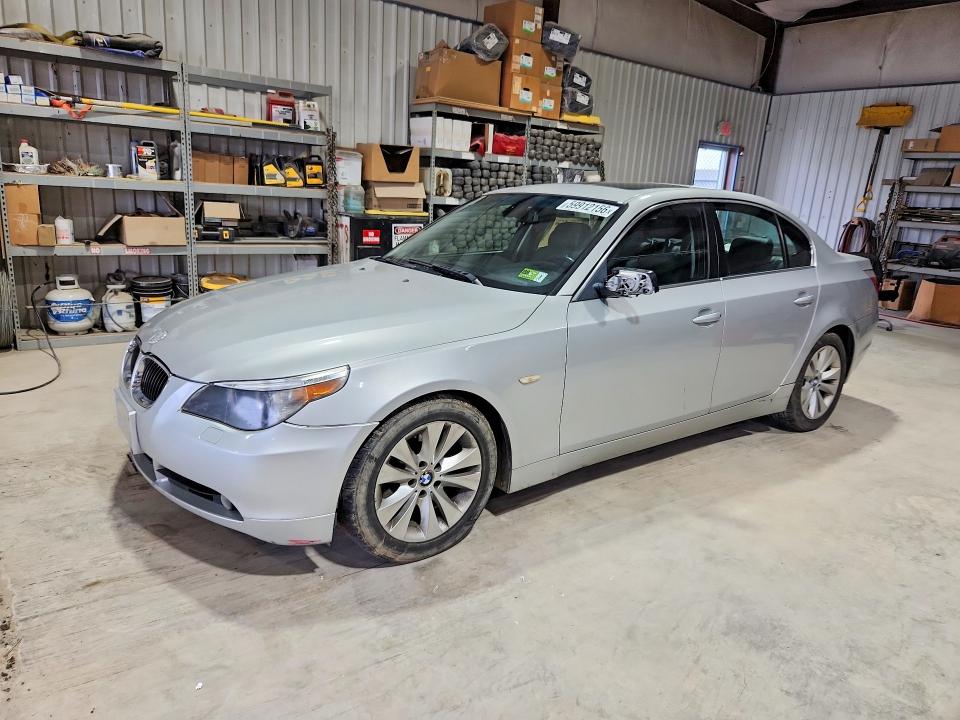 2004 BMW 5 series VIN WBANB335X4B112594 COPART salvage auction — SIDE, WV - CERTIFICATE OF TITLE, sold $575 on 2026-07-17 (photo 1)