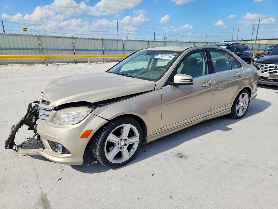 2010 Mercedes-benz C class VIN WDDGF5EB6AR107190 COPART salvage auction — FRONT END, Tx - Certificate Of Title, sold $150 on 2026-07-28 (photo 1)