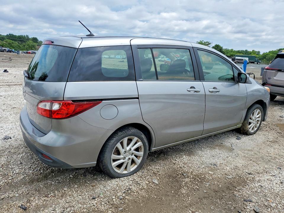 2012 Mazda 5 VIN JM1CW2BL3C0122838 COPART salvage auction — WATER/FLOOD, Md - Certificate Of Title, sold $400 on 2026-07-21 (photo 3)