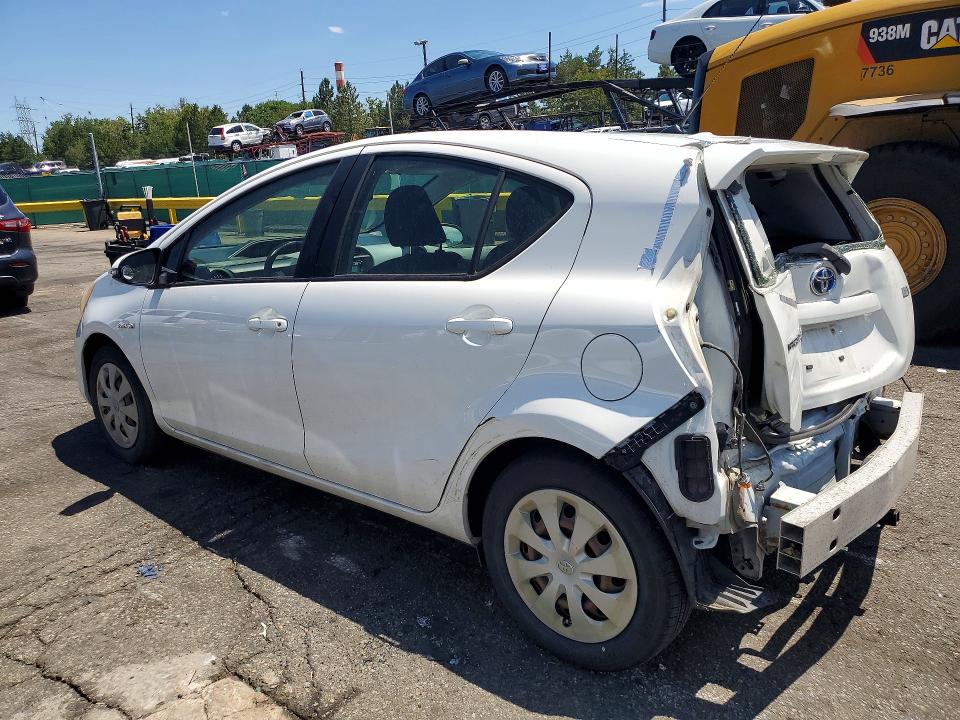 2012 Toyota Prius c VIN JTDKDTB30C1506075 COPART salvage auction — REAR END, CO - SALVAGE TITLE (P), sold $625 on 2026-07-28 (photo 2)