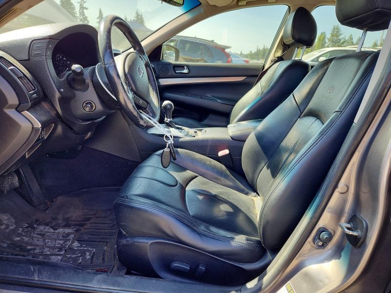 2012 Infiniti G VIN JN1CV6AR4CM682671 COPART salvage auction — REAR END, Wa - Bill Of Sale, sold $650 on 2026-07-24 (photo 7)