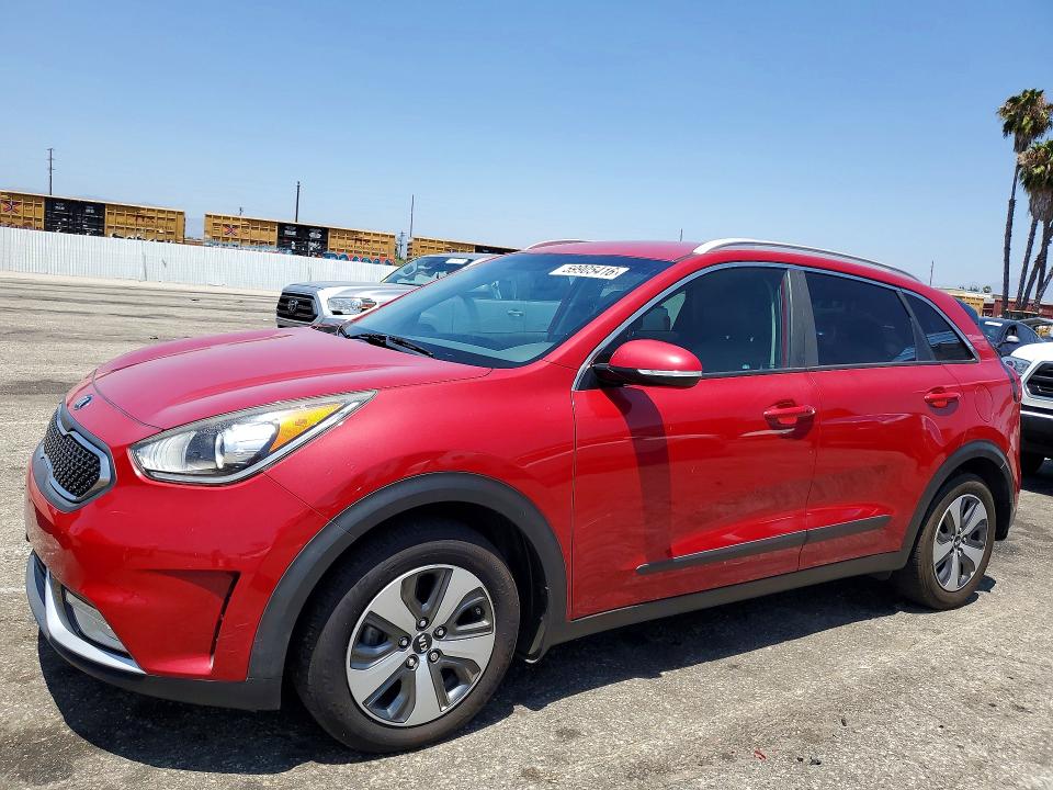2018 Kia Niro VIN KNDCC3LC8J5128390 COPART salvage auction — MINOR DENT/SCRATCHES, Ca - Dis/Dlr/Exp Only Clean Title (P), sold $2,900 on 2026-07-17 (photo 1)