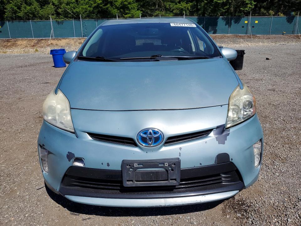 2012 Toyota Prius VIN JTDKN3DU1C1492576 COPART salvage auction — REAR END, WA - BILL OF SALE, sold $625 on 2026-07-18 (photo 5)