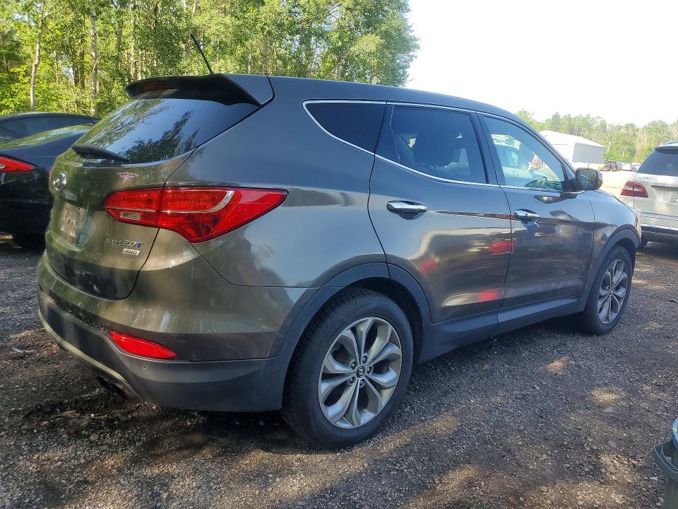 2013 Hyundai Santa fe VIN 5XYZUDLA0DG083971 COPART salvage auction — FRONT END, ON - PERMIT NO BRAND - UNFIT, sold $425 on 2026-07-21 (photo 3)