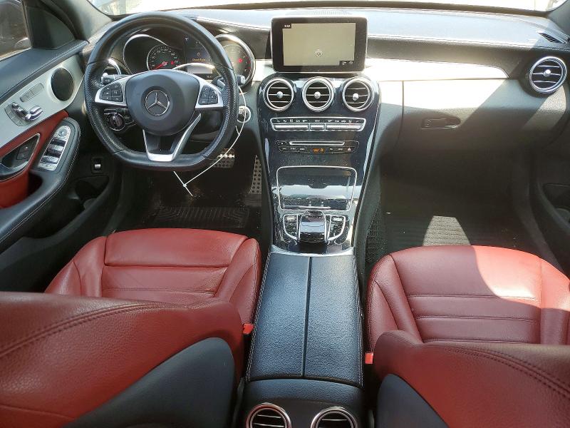 2017 Mercedes-benz C class VIN 55SWF4KB5HU190033 COPART salvage auction — FRONT END, On - Permit No Brand - Unfit, sold $10,900 on 2026-08-11 (photo 8)