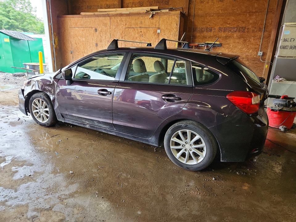 2013 Subaru Impreza VIN JF1GPAC62D2886144 COPART salvage auction — FRONT END, PA - CERTIFICATE OF SALVAGE, sold $300 on 2026-07-16 (photo 2)