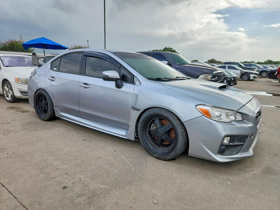 2017 Subaru Wrx VIN JF1VA1N68H8827656 COPART salvage auction — MECHANICAL, Tx - Cert Of Title-Rebuilt Salvage (P), sold $1,100 on 2026-07-30 (photo 4)