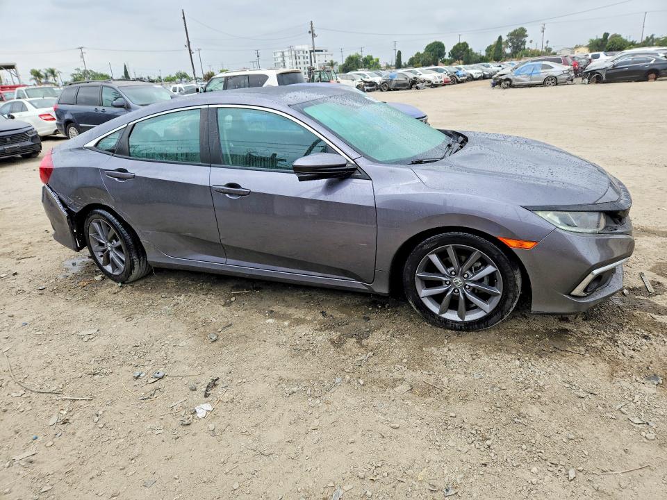 2019 Honda Civic VIN 19XFC1F36KE216762 COPART salvage auction — REAR END, Ca - Salvage Certificate, sold $5,900 on 2026-07-30 (photo 4)