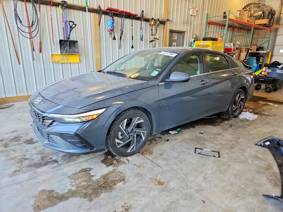 2025 Hyundai Elantra VIN KMHLS4DG3SU004377 COPART salvage auction — REAR END, LA - CERTIFICATE OF TITLE, sold $6,700 on 2026-07-08 (photo 1)