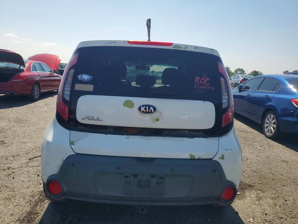 2016 Kia Soul VIN KNDJP3A58G7384865 COPART salvage auction — MECHANICAL, PA - RECONSTRUCTED CLEAN, sold $325 on 2026-07-24 (photo 6)